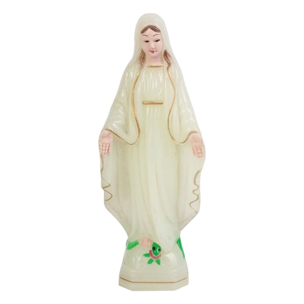1/2/3 Välsignade Jungfru Maria statyett karaktär Skulptur Staty Luminous 10cm 1Set
