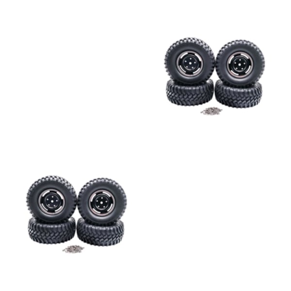 1/2/3/5 4-håls 100MM simuleringsdäck för ECX 1/12 Rc RGT136100 black 2Set