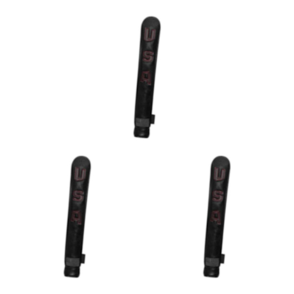 1/2/3/5 PU För Golf Alignment Stick Cover Case Broderad Black Red 33 x 5.5cm 3Set