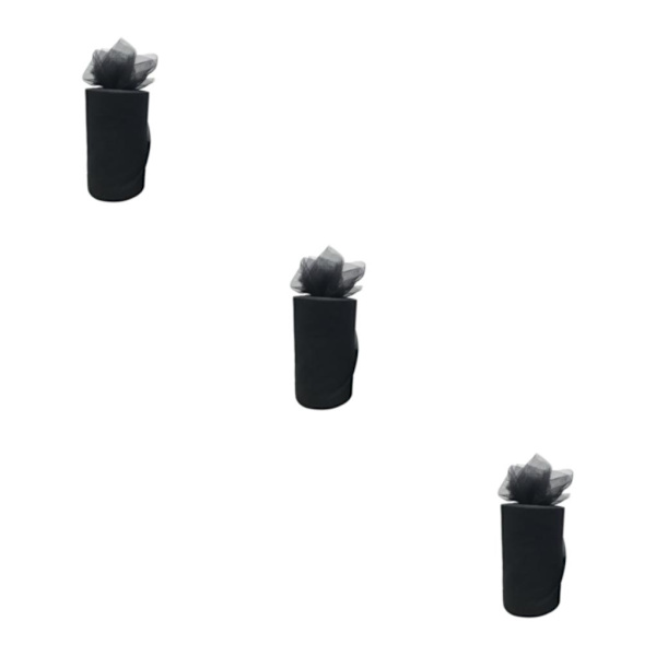 1/2/3/5 White Roll handled Tyll Coil Hållbar och pålitlig bröllop black 3Set