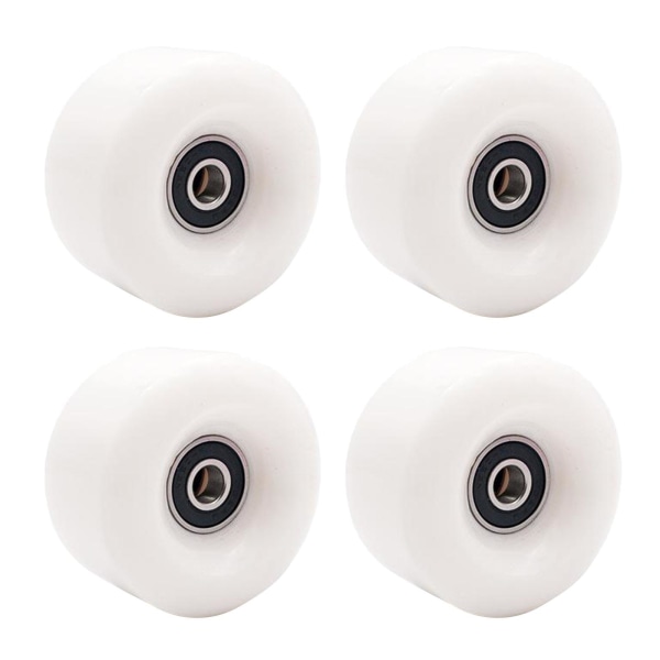 1/2/3 Inline Skate Wheel PU Slitstarka 58 mm 82A hjul White 58x58x32mm 2Set