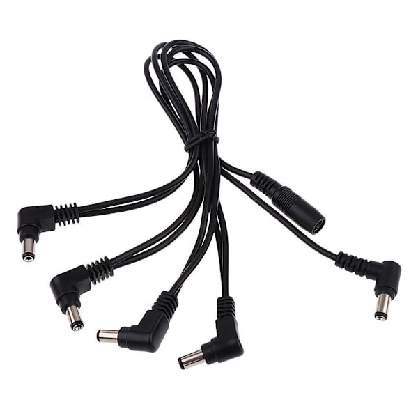 1/2/5 Elgitarr Effektpedaler Adapter 9V 1A Power 5 Way 1Set