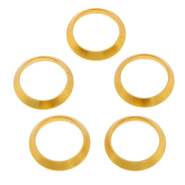 1/3/5 Aluminium Winding Check Dekorativ Ring DIY fiskespö 1Set