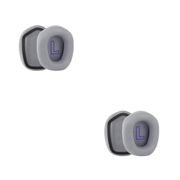 1/2/3/5 Öronkuddar Kudde Hörselskydd Andas Gamer Gray Ear Pads 2PCS