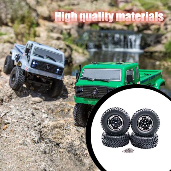 1/2/3/5 4-håls 100MM simuleringsdäck för ECX 1/12 Rc RGT136100 black 1Set