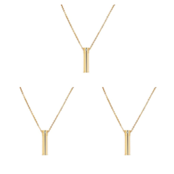 1/2/3 Urn Halsband Keepsake Bar Cylinder för fester Gold 1.50x0.35 Inch 3Set