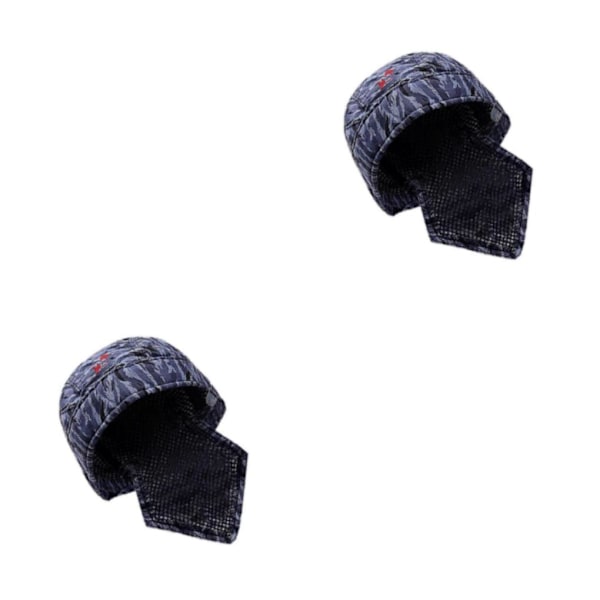 1/2/3 Svetsskyddsmössa Cap Halsduk Flamskyddad bomull 2Set