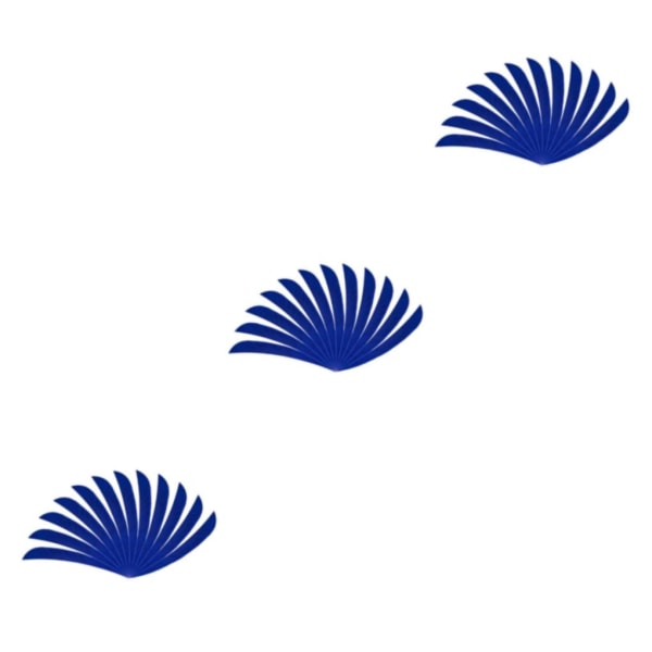 1/2/3/5 12 stycken För Bågskytte Jaktfjäder Fletching Right Dark Blue 3Set
