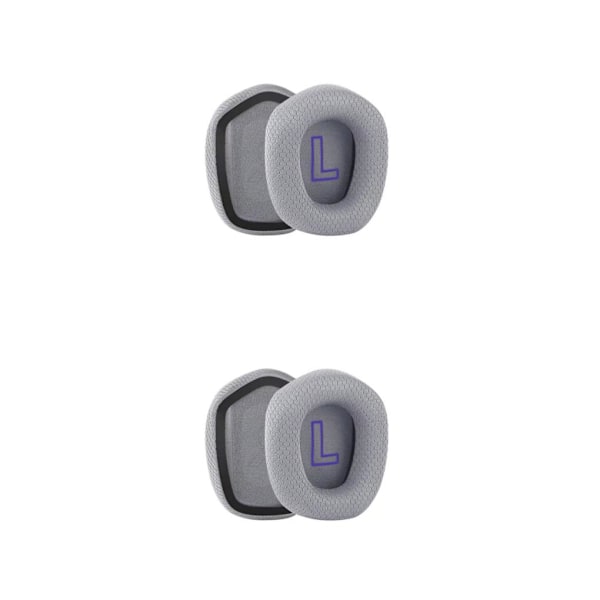 1/2/3/5 Öronkuddar Kudde Hörselskydd Andas Gamer Gray Ear Pads 2PCS