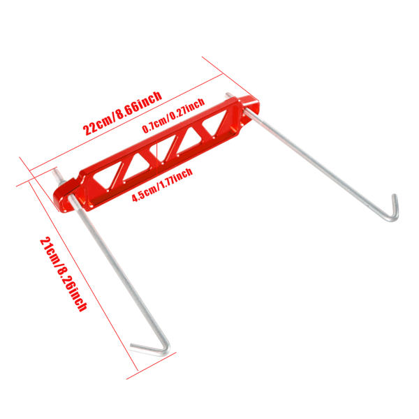 1/2/3/5 Fäst fäste för säker och pålitlig installation red 1 Pc