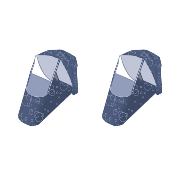 1/2 Regnskydd Buggy Cover Väder För Shield Dark Blue 100x58x50cm 2Set
