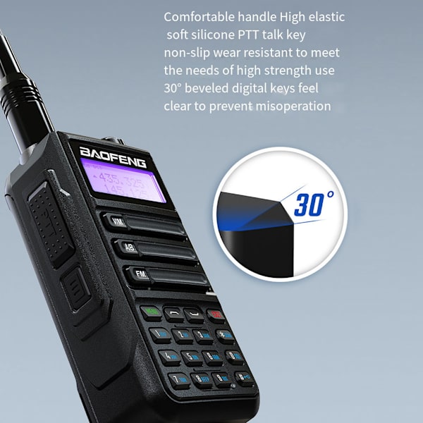 1/2 -16 Way Radio Radio Walkie Vattentät Tvåvägs Tvåvägsradio Orange 1Set