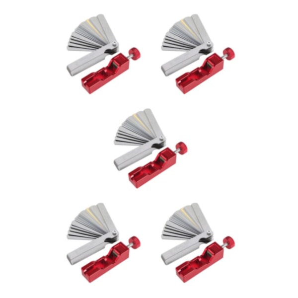 1/2/3/5 Bekväm och säker bilverktygssats för bil red Package feeler gauge 5PCS