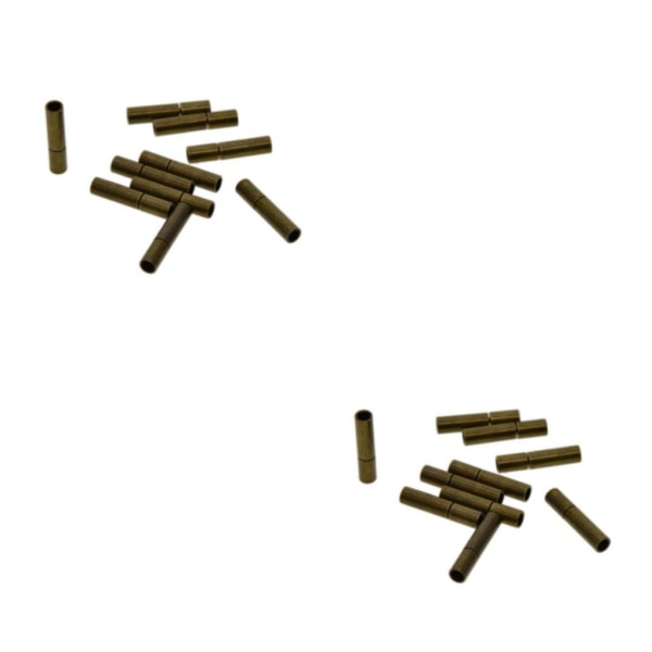 1/2/3 10 set 14x3 mm bajonett tryckspänne läder sladdändar 2Set