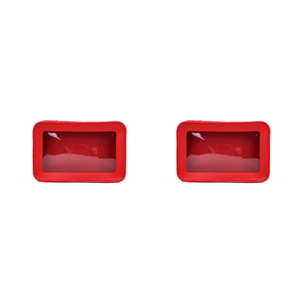 1/2/3 vattentät organizer för resor Kompakt Slitstark red 2PCS