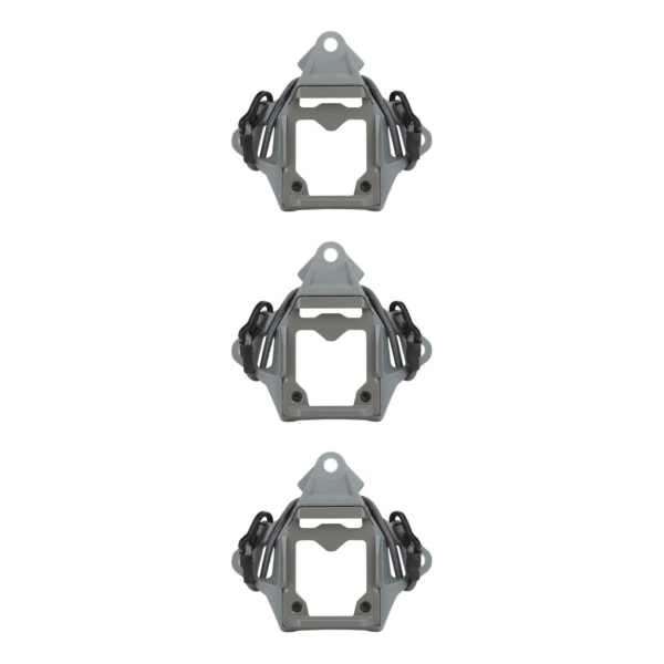 1/2/3/5 Lättviktsmonterad basadapter Utomhus hållbart tillbehör Gray 10x2.5x9cm 3Set