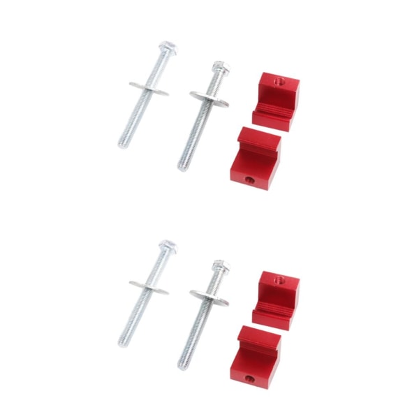 1/2/3/5 Universal monteringssats för enkel installation av verktygslådan Red two packs 2PCS