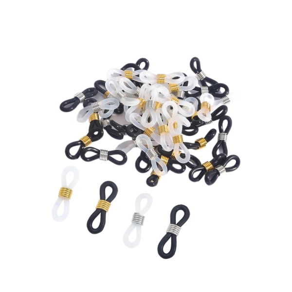 1/2/3/5 50 st Glasögon Glasögon Kedjeremshållare Loop Ends Type B 50 Pcs 1Set