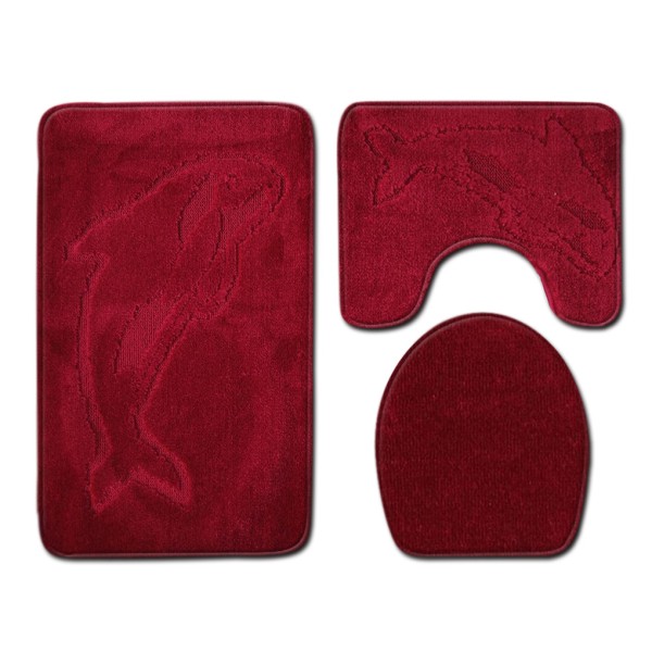 1/2 3pack/lot Halkfri Chenille Badmatta Lätt att installera PJ210922-A012 1Set