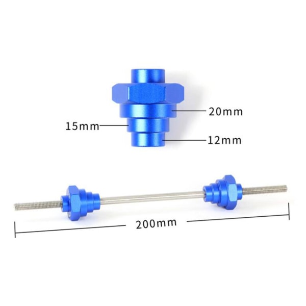För Cykelnav Thru Axle Adapter för Wheel Truing Stativ för
