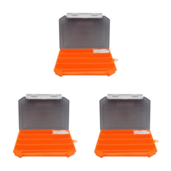 1/2/3 karp fiskeredskap Box organizer fiskepärlor Orange 20.5x14.5x3cm 3Set