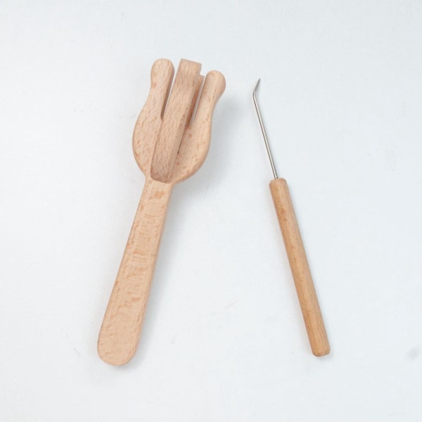 1/2/3/5 Stickverktyg Träform Handvävstol Multifunktionell 1Set