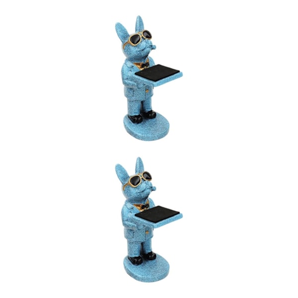 1/2 För Creative Watch Display Stand Organizer Resin Desktop Dog 2Set