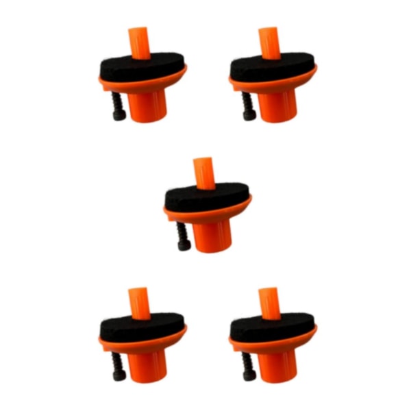 1/3/5 Hi Hat För Kopplingsdyna Reparationsdel Stabila Hållbara fästen Orange 6 x 7cm 5Set