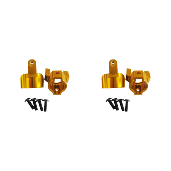 1/2/3/5 aluminium C-nav för AXIAL SCX10 högprecisionsaluminium yellow 2Set