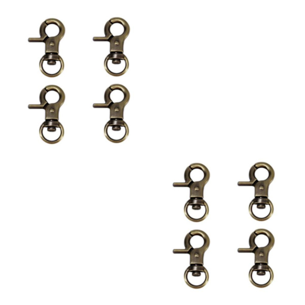 1/2/3/5 4 st zinklegering hummerklospänne Swivel Trigger Clips Bronze 30mm 2Set