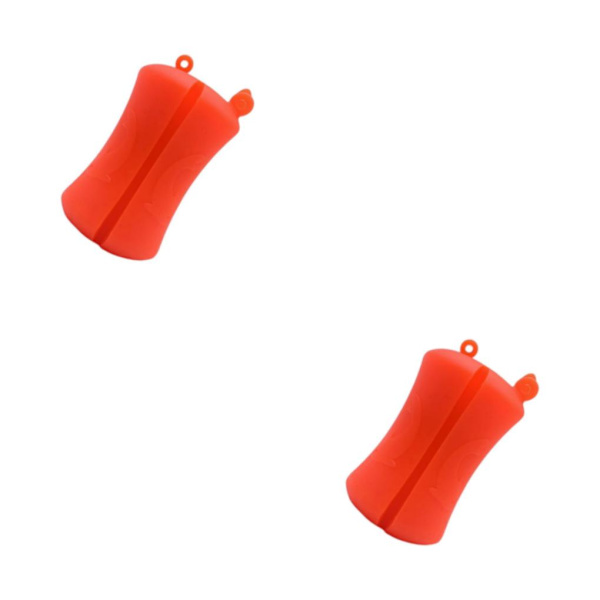 1/2/3/5 Bärbar fiskespö Fast boll Slitstark Slitstark Red 6 x 3.8cm 2Set