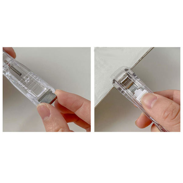 1/2/3 Minihäftapparat Klassrum Liten set Fasta brevpapper Paw 11.5 x 2.5cm 1Set
