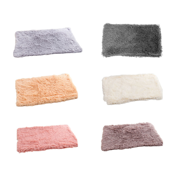 1/2/3 mjukt och bekvämt fluffigt husdjursfilt för hundar och katter light grey L 1Set