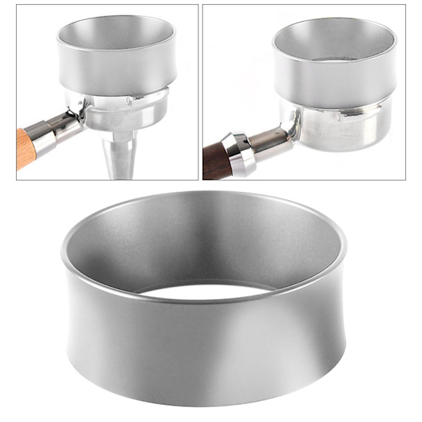 1/2/3/5 58mm kaffedoseringsringar för espressodoseringstratt Silver 75.3x29mm 1Set