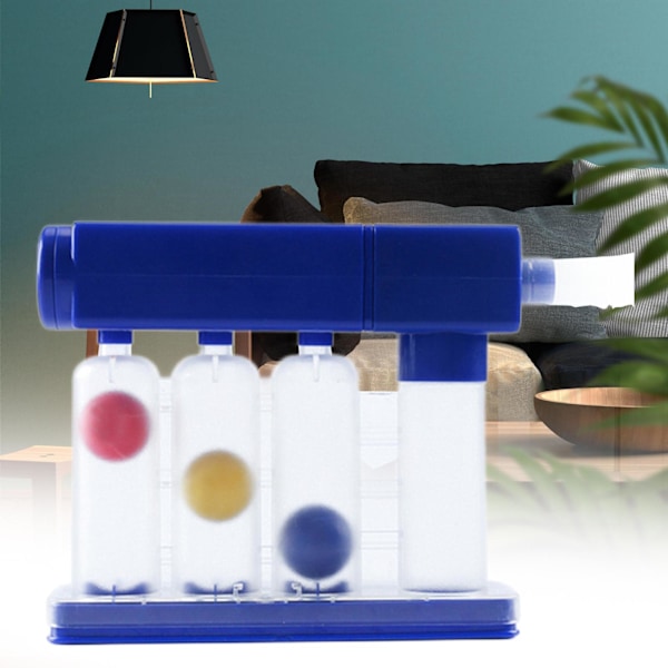 1/2/3 Deep Breathing Lung Exerciser Lung Breathtrainer Tvättbar 3 Ball Device 1Set