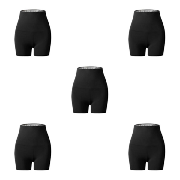 1/2/3/5 Dam Bastu Shorts För Capri Legging Träningsbyxor för Shorts 1 60-80kg 5Set