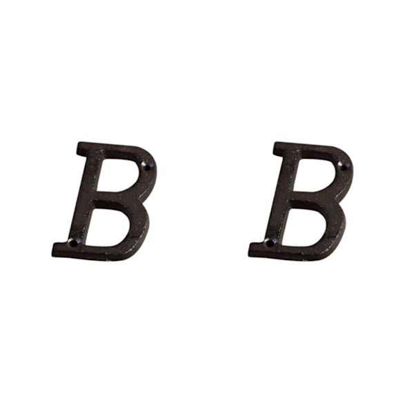 1/2/3/5 metall husnummer plakett Hållbar och rostsäker dörr B17--B 2Set