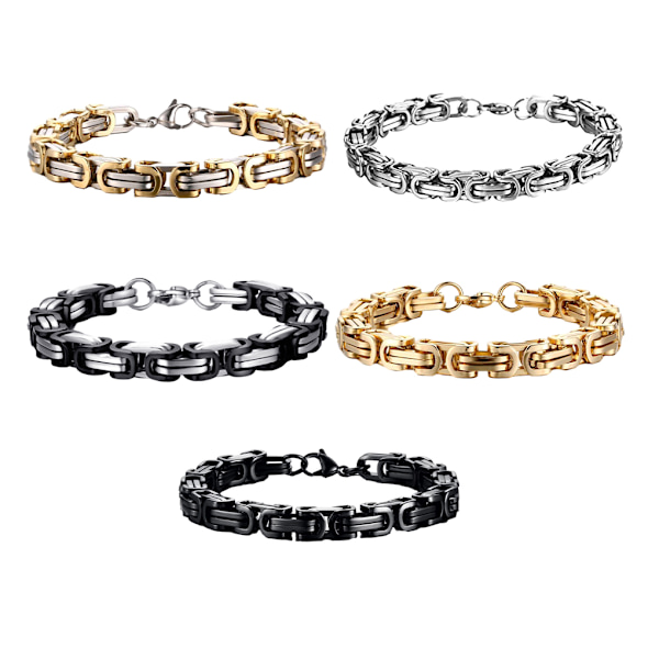 Metall elegant och unik kedja Halsband Showcase personlighet Interstitial black