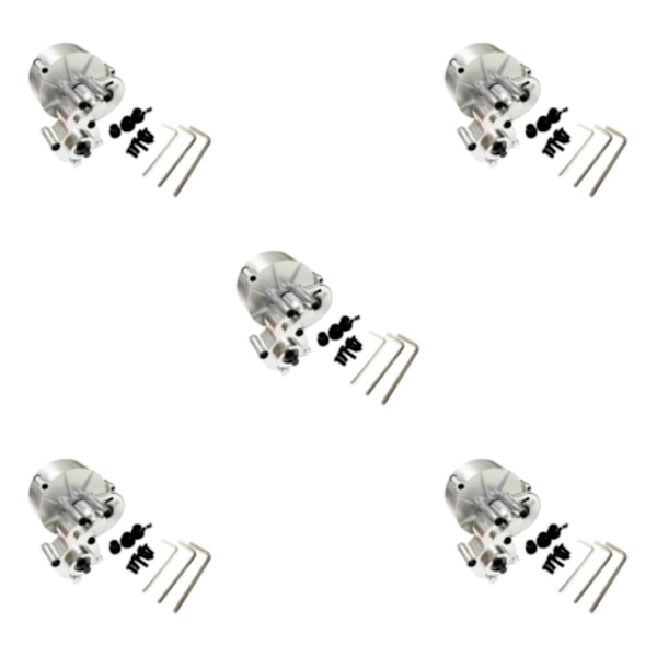 1/2/3/5 Metal Transmission Växellåda Motorväxel För 1/10 Axial Silver 5Set