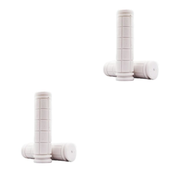 2/3/5 Anti- För Slip För Cykelstyre Grip Gummihandtag White 13.5cm 2Set