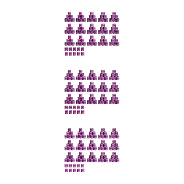 1/2/3/5 100st 8mm 2023 För duvring för de flesta vuxna fåglar Purple Belgium 100 pcs 3PCS
