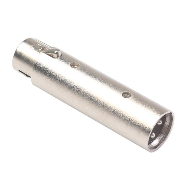 1/5 zinklegering 3 stift hane till 5 stift XLR hona ljudadapter 5Set
