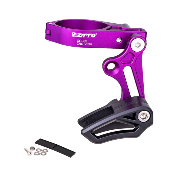 Aluminium Alloy Chain Guide För MTB Bike Single Speed ​​Road Part Purple