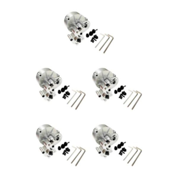1/2/3/5 Metal Transmission Växellåda Motorväxel För 1/10 Axial Silver 5Set