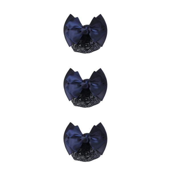 1/2/3/5 tyg lätt att bära Elastiska hårnät för moderiktiga blue fine net 3Set