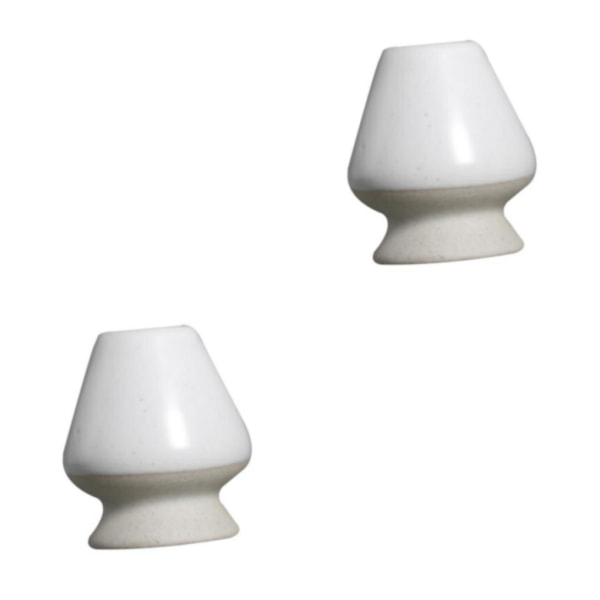 1/2/3 Handgjord Matcha Visp Stativ Teceremoni Teservs för White 6 x 7cm 2Set