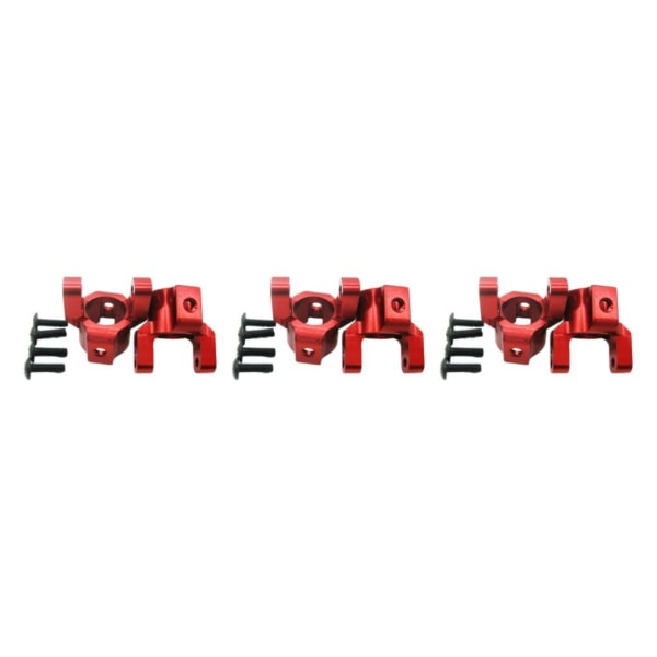 1/2/3/5 aluminium C-nav för AXIAL SCX10 högprecisionsaluminium red 3Set