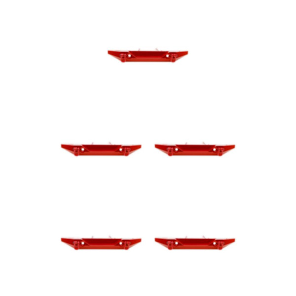 1/2/3/5 främre bakre stötfångare Antikollisionskort för AXIAL SCX10 red 5Set
