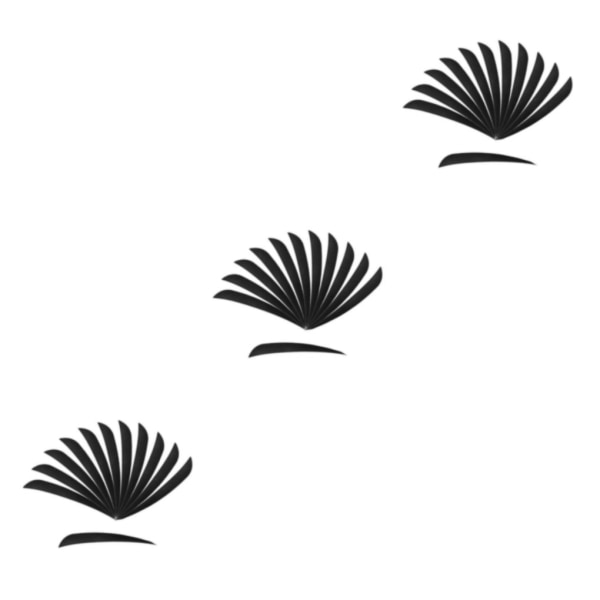 1/2/3/5 12 stycken För Bågskytte Jaktfjäder Fletching Right Black 3Set