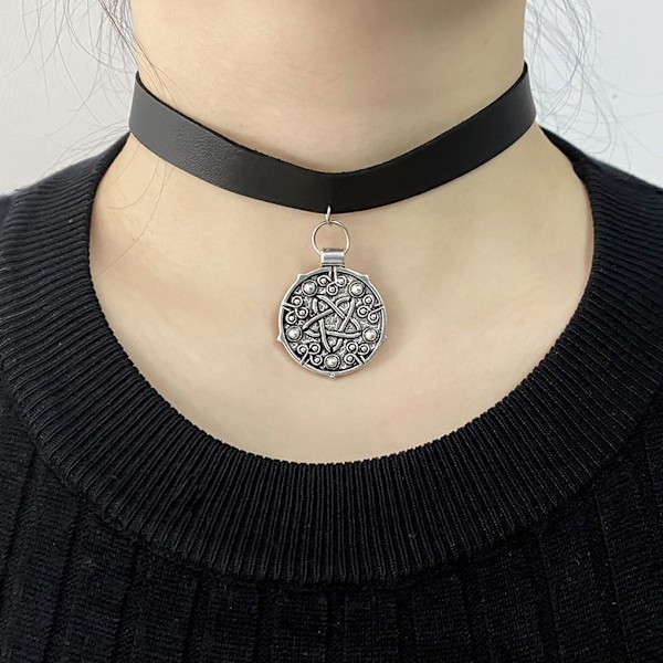 1/3/5 Choker Halsband Unik design för en mångsidig look silver 1 Pc